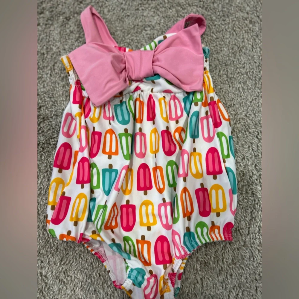 Mud Pie Colorful Popsicle Print Kids Accessory